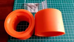 Roues Skateboard Électrique maxfind diamètre 83mm largeur 60mm Orange. Diamètre interne 51mm, largeur interne 45mm...