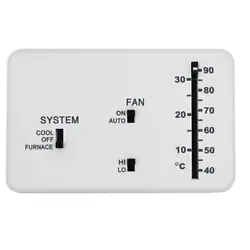 When the FAN is turned on, it will continue to run to allow air to circulate. RV Thermostat. This RV thermostat can be...