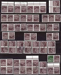 242 timbres 506 - 507 - 508 oblitérés tête-bêche.