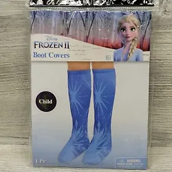 Disney Frozen 2 Queen Elsa Boot Covers Dress Up Halloween Costume Accessory.