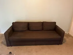 IKEA Brown Sleeper Sofa- Smoke Free, Includes Storage. Condition is Used. Local pickup only.