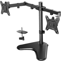 HUANUO ADJUSTABLE FREE STANDING MONITOR STAND, A GOOD SOLUTION TO MAKE YOUR LIFE PRODUCTIVE! Have you been tired of...