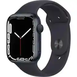 Fabriqué en aluminium minuit, il est élégant et durable. Modèle Apple Watch Series 7. Collection Apple Watch...