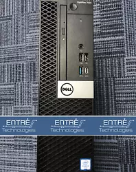 Dell Optiplex 7050SFF Desktop Computer. Units will be powered on, and tested utilizing internal performance scan within...