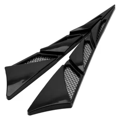 Universal Car Air Flow Vent Griiles Side Fender Covers Auto Intake Turbo Bonnet Hood Stickers Decoration. Note: The...