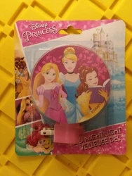 Disney Princess Bell Rapunzel Cinderella LED Night Light NEW. Condition is 