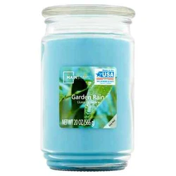 Mainstays Ms 20oz Garden Rain A fresh, green floral complex of dew-dappled grass white rose, and a touch of apple...