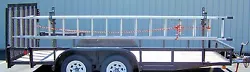 Open Trailer Side Rail Ladder Rack is designed to transport a ladder on the side rail of an open trailer. Rack makes...
