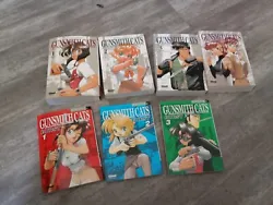 Bonjour   Je vends ma collection de mangas Gun Smith Cat.  Elle est en noir et blanc et en français.  Elle comprend...