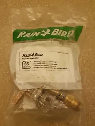 1 New Rain Bird 35 Adj-Tnt-B Brass Impact Sprinkler Full/Part Circle. 3/16
