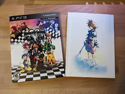 Kingdom Hearts 1.5 HD Remix (PlayStation 3) PS3 w/ Art Book Case Limited Edition.
