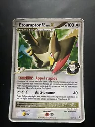 Carte Pokémon Française - Etouraptor niv.X 147/147 Platine Vainqueurs suprêmes.