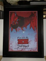 This limited edition concert poster from Deftones show in Corpus Christi, Texas on January 3rd is a must-have for any...