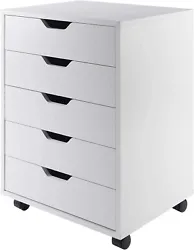 Winsome Halifax Storage/Organization, 5 drawer, White.