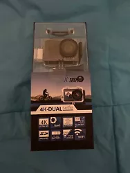 Caméra sport 4K CUHDW4K DUAL Selfie. Résolution vidéo : jusqu’à 4K. Format vidéo : mp4. Batterie amovible...