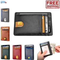 Slim Leather PU. Wallet and Money Holder.