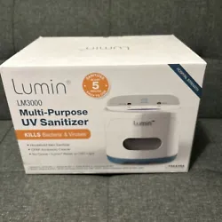 New Lumin LM3000 UV Light Sanitizer, Household / CPAP Sterilizer FREE SHIPPING.