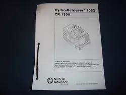 FOR SALE IS A SERVICE MANUAL THAT IS PICTURED.