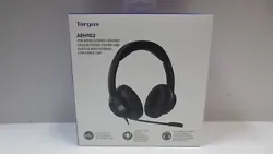 Targus AEH102TT Wired Stereo Headset - USB Type A - Wired - Over-the-ear - Black