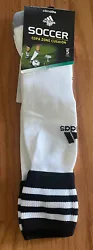 Adidas Soccer Copa Zone Cushion Socks Youth/Womens -SMALL 13C-4Y/4-6 -WHITE NEWShips USPS First Class Mail