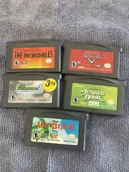 Disney Games Bundle Kim Possible 3 + Cars Incredibles + Lilo & Stitch And Jungle. Condition is Acceptable. Shipped with...