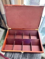 What a great conversation piece!!  This beautiful box can be used to store just about anything imagined, the divider...