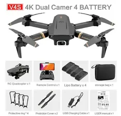 V4 Rc Drone 4k HD Wide Angle Camera 1080P WiFi fpv Drone.