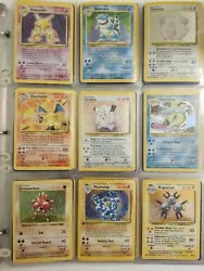 These sets were first released in 1999 and feature the original 102 Pokémon from the Kanto region. Each card is in...