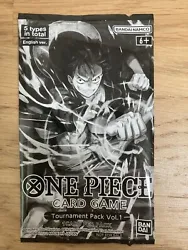 One Piece Tournament Pack Vol.1 Booster - Sealed - Promo - M/NM English.