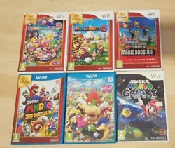 Mario galaxy est rayé et notice  Les autres jeux sont en bon voir tres bon etat et complet  Envoi rapide et soigné en...