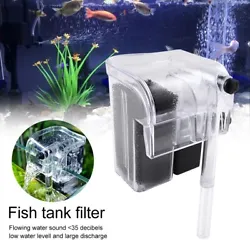Quality aquarium fish tank waterfall hang on filters. Special cascade flow design, improving oxygen dissolving....