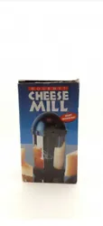 Jesco Gourmet Cheese Mill with 2 Blades - Grates Cheese Candy Nuts & More.