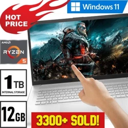 HP Pavilion 17 TouchScreenLaptop -AMD RYZEN 5 5625U 4.30 GHz 6-Core Processor - 17.3