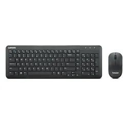 Lenovo 300 Wireless Combo Keyboard and Mouse is ideal for flexible working environment. It features a compact keyboard...