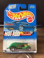 2000 Hot Wheels #8 ‘33 Ford Roadster green Hot Rod Magazine. NOC. Minor card wear. Please see pictures for overall...