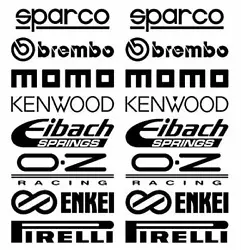 16 Racing Sponsor Decals. Other colors available .