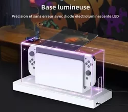 Bonjour,Voici une magnifique Housse de protection lumineuse anti-poussière pour Nintendo Switch/OLED LED DECO. Idéal...