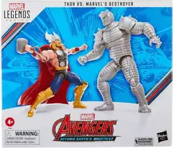 Marvel Legends Avengers 6 Inch Action Figure 2-Pack - Thor vs Destroyer.