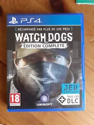 Watch Dogs Edition complete - Sony PlayStation 4 PS4. Quelques traces de doigts sur le disque sans incidences.