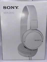 Sony MDR-ZX110 ZX Series Headphones White MDRZX110 Wired Over Ear.