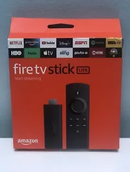 AMAZON FIRE TV STICK LITE. TV with HDMI input. This product is designed to work in the U.S. ( 120V ). LATEST RELEASE.