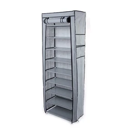 This compact shoe rack does not occupy too much space. With eye-catching pattern, it is a good decorative item for your...