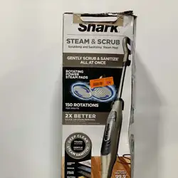 Brand: Shark Open Boxbox has cosmetic damage item in open box condition insideUPC:622356571500The Shark Steam & Scrub...