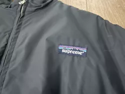 Supreme Patagonia Navy Jacket Size M. Fleece LinedExtremely Rare and Good Condition!