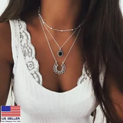 Good usage habits can make the product more durable. Fashion jewelry size are universal size, fits most all. Chain...