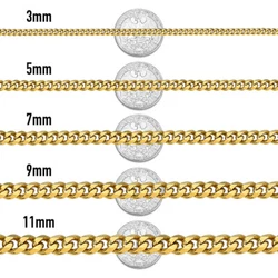 11mm: 31 to 120 grams (depending on length). -Excellent Quality Gold Plated Stainless Steel Curb Chain Necklaces....