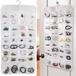 With this 72-Pocket Hanging Jewelry Organizer, its easy to keep your jewelry organized and looking great! Durable PVC...