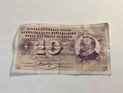 Billet Suisse 10 Francs 1970 (134-36/A1)