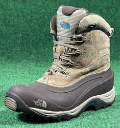 The North Face Chilkat II Primaloft Waterproof Leather Snow Boots Womens Size 8Used, Great Condition, Please look over...