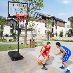 This Basketball Hoop is perfect for the back or front yard play with family or friends. Large base can be filled with...